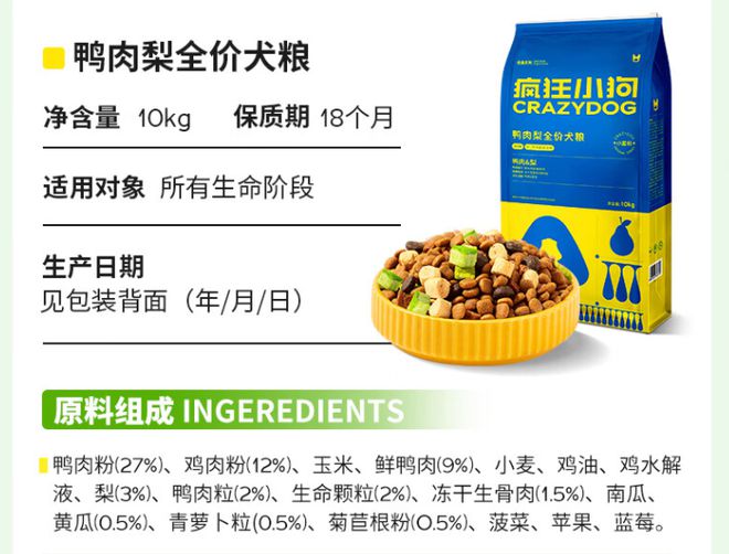 三款营养丰富狗粮去泪痕又清火狗狗们通用维持狗狗健康活力(图5)