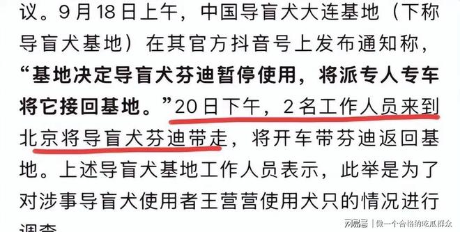 九游官网入口：导盲犬芬迪后续：接回视频曝光说芬迪“破孩子” 再引众怒(图2)