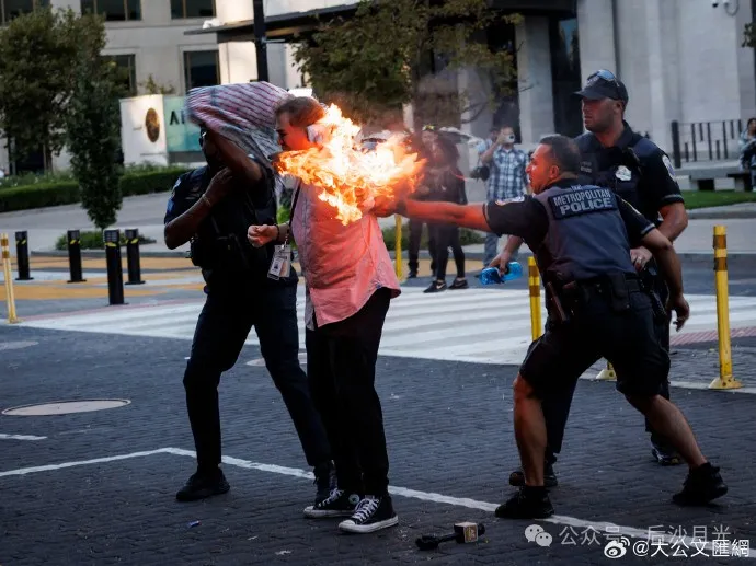 美国记者白宫门口自焚！而它们却都在装死(图3)